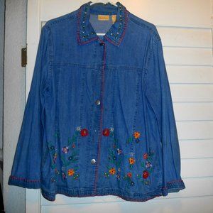VINTAGE  ladies jean jacket